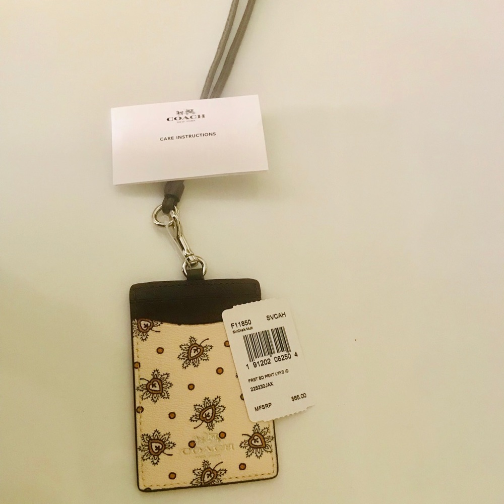 NWT Coach lanyard